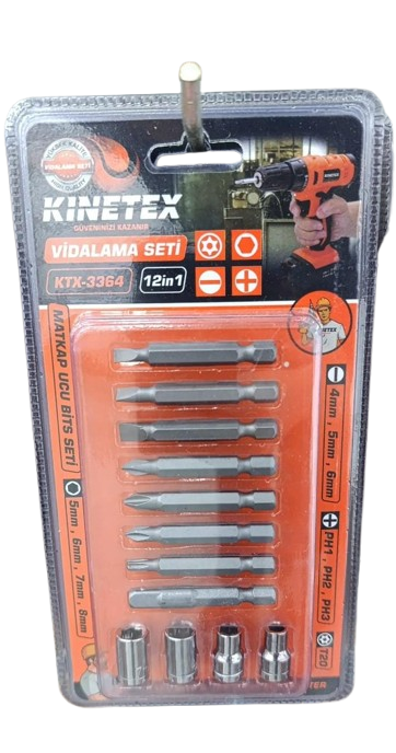 KINETEX VİDALAMA SETİ 3364